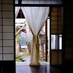 画像1: 美濃和紙カーテン/フラットスタイル (1)